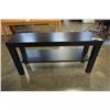 Image 8 : BLACK IKEA COFFEE TABLE AND SMALL SHELF