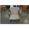 Image 1 : WOOD FRAMED STUDDED CHAIR