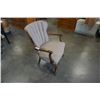 Image 3 : WOOD FRAMED STUDDED CHAIR