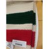 Image 2 : HAND KNITTED HUDSON BAY STYLE BLANKET
