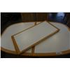 Image 10 : MADE IN DENMARK DINING TABLE WITH 2 LEAFS AND 4 CHAIRS