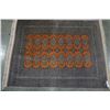 Image 2 : WOVEN FRINGED AREA CARPET - APPROX 51 x 65 INCHES