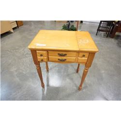 MAPLE SEWING MACHINE TABLE