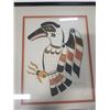 Image 2 : MARK HENDERSON ORIGINAL PAINTING THE RAVEN, MARKED 1970 ON BACK
