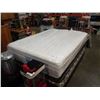 Image 1 : QUEENSIZE SEALY CORRECT COMFORT MERLOT SILK EUROTOP PLUSH MATTRESS POCKET COIL