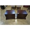 Image 1 : PAIR OF MODERN 3 DRAWER NIGHTSTANDS