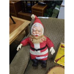 1950S 24 INCH STUFFED SANTA  CLAUS