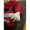 Image 4 : 1950S 24 INCH STUFFED SANTA  CLAUS