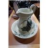 Image 2 : Clay jug and bowl