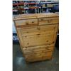 Image 2 : 5 DRAWER PINE DROPFRONT DESK
