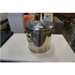 INSULATED 13 INCH STAINLESS STEEL LOCKING FOOD WARMER