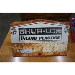 SHUR-LOK METAL SIGN