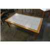Image 6 : 3 PIECE MADE IN DENMARK TILE TOP COFFEE TABLE AND ENDTABLES