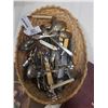 Image 2 : TRAY OF CUTLERY, STAINLESS, SILVER PLATE, ETC