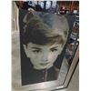 Image 2 : Large mirrored etched audrey hepburn portrait