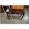 Image 1 : MAHOGANY 3 DRAWER HALL STAND