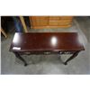Image 3 : MAHOGANY 3 DRAWER HALL STAND