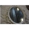 Image 3 : WHITE OVAL WALL MIRROR