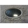 Image 4 : WHITE OVAL WALL MIRROR