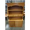 Image 2 : OAK 2 PIECE BUFFET AND HITCH