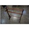 Image 2 : ANTIQUE MAHOGANY BLANKET RACK