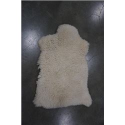 Sheepskin rug