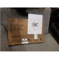 NEW OVERSTOCK KANTO LDX640 34-65 INCH FULL MOTION TV WALL MOUNT RETAIL $99.99