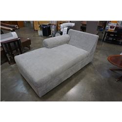 GREY FABRIC CHAISE