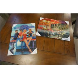 TWO NEW 3D PICTURES - MARILYN, ELVIS AND OTHERS