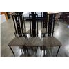 Image 2 : 6 METAL FRAMED DINING CHAIRS
