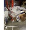Image 3 : TWO WHITE FLOOR FANS