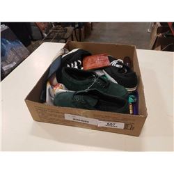 Tray of new shoes, scarfs and more