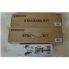 Image 1 : 2 SAMSUNG WASHER STACKING KITS AND QOOL STROLLER FRONT ADAPTERS - AS NEW