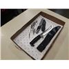 Image 1 : TRAY OF KNIVES - CHOPPER FULL TANG FIXED BLADE, MTECH FOLDING KNIVES, RESCUE KNIFE AND OTHER KNIVES