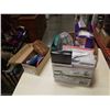 Image 1 : BOX OF ESTATE GOODS, JEWELRY, SWIFFER PADS