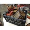 Image 4 : BOX OF WOOD CHICKENS AND CANDLE HOLDERS