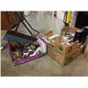 Image 1 : 2 BOXES OF BIRD FIGURES, COLECTABLES, FLASKS