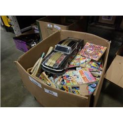 LARGE BOX OF ARCHIE COMICS AND MUSTANG