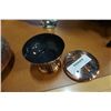 Image 7 : Copper pot and etched copper bowl with lid