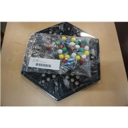 Marble chinese checkers game