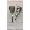 Image 1 : STERLING SILVER VANITY SET - MIRROR AND BRUSH