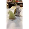 Image 1 : Jade stamp and stone buddah