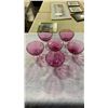 Image 2 : Lot of ruby glass
