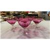 Image 3 : Lot of ruby glass