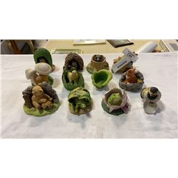 LOT OF WOODLAND SURPRISES ANIMAL FIGURES