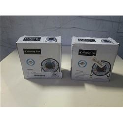 4 NEW LED DISPLAY FANS