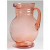 Image 1 : Jenkins Pink Depression Glass Art Deco Pitcher #1282471