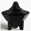 SPHINX Art Deco Black Amethyst Glass Powder Jar#1282737