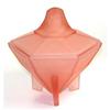 SPHINX Art Deco Pink Satin Glass Powder Jar #1282738