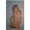 Catherine & Children  litho by Edna Hibel #1282759